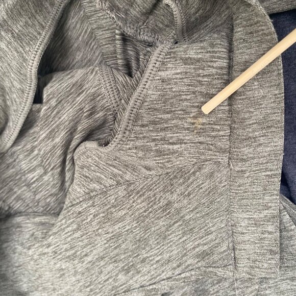 Vuori Pullover Zipper Long Sleeve Shirt Top Gray - Picture 11 of 12
